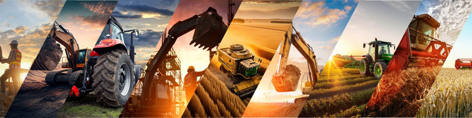 Agricultural, construction and earth moving equipment
